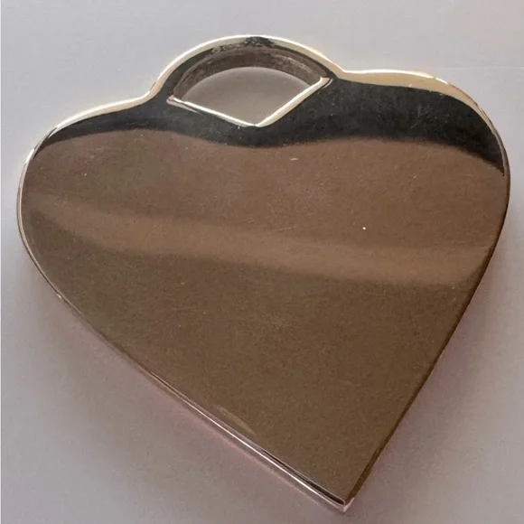 Dooney & Bourke Pink Enameled Heart Purse Charm Hang Tag Replacement Vintage - Picture 4 of 6